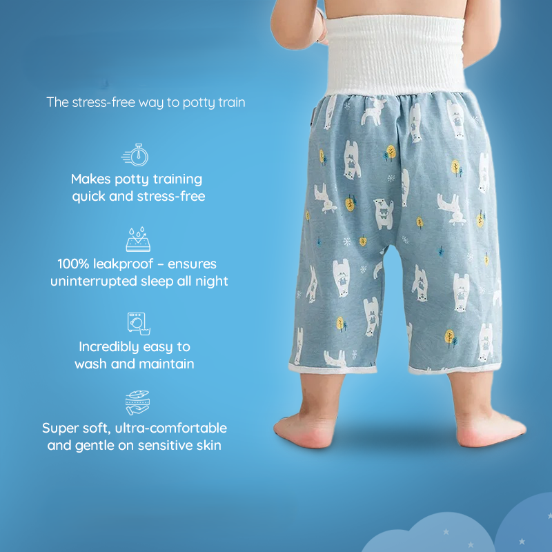 Baby Training Trousers Leakproof Cotton Pants 1