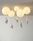 BalloonBear | Whimsical Playful LED Ceiling Light Fixture for Kids' Rooms 1