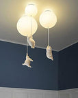 BalloonBear | Whimsical Playful LED Ceiling Light Fixture for Kids' Rooms 6