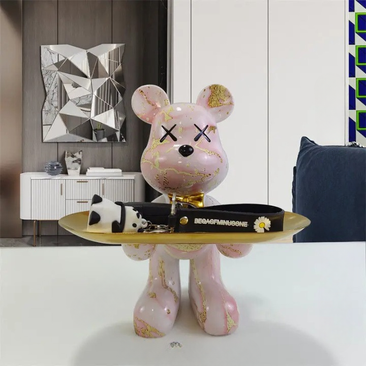 BearCraft - Bear Statue with Tray 1