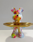 BearCraft - Bear Statue with Tray 7