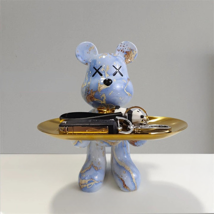 BearCraft - Bear Statue with Tray 8