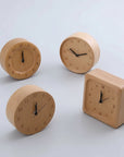 BeechWood Elegance | Minimalist Silent Alarm Clock for Home Décor 3