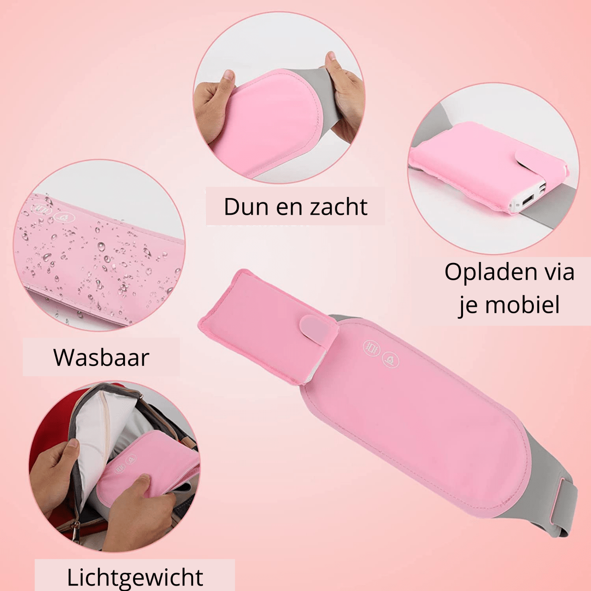 BellyHeat | Electric Belly Heating Belt with Soothing Heat and Vibration 4