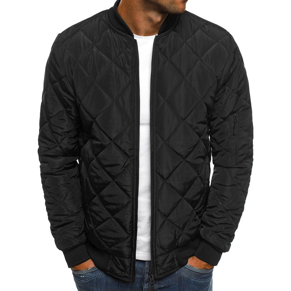 Benjamin | Quilted Diamond Stitch Jacket for Men 0