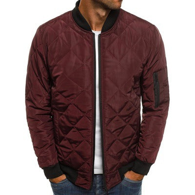 Benjamin | Quilted Diamond Stitch Jacket for Men 4