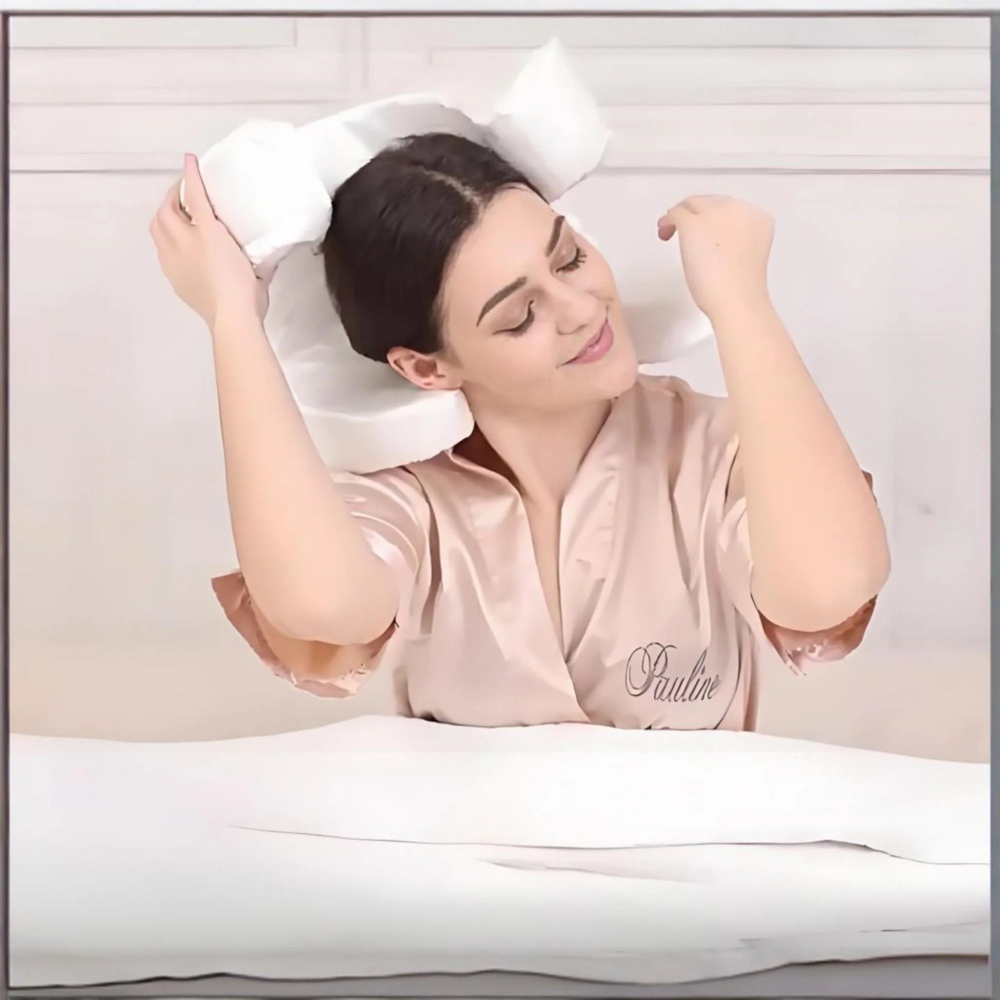 Best Pillow for Side Sleepers – Memory Foam with Soft Cotton Design for Ultimate Comfort and Wrinkle Prevention, 32 x 29.5 x 26.3 cm 7