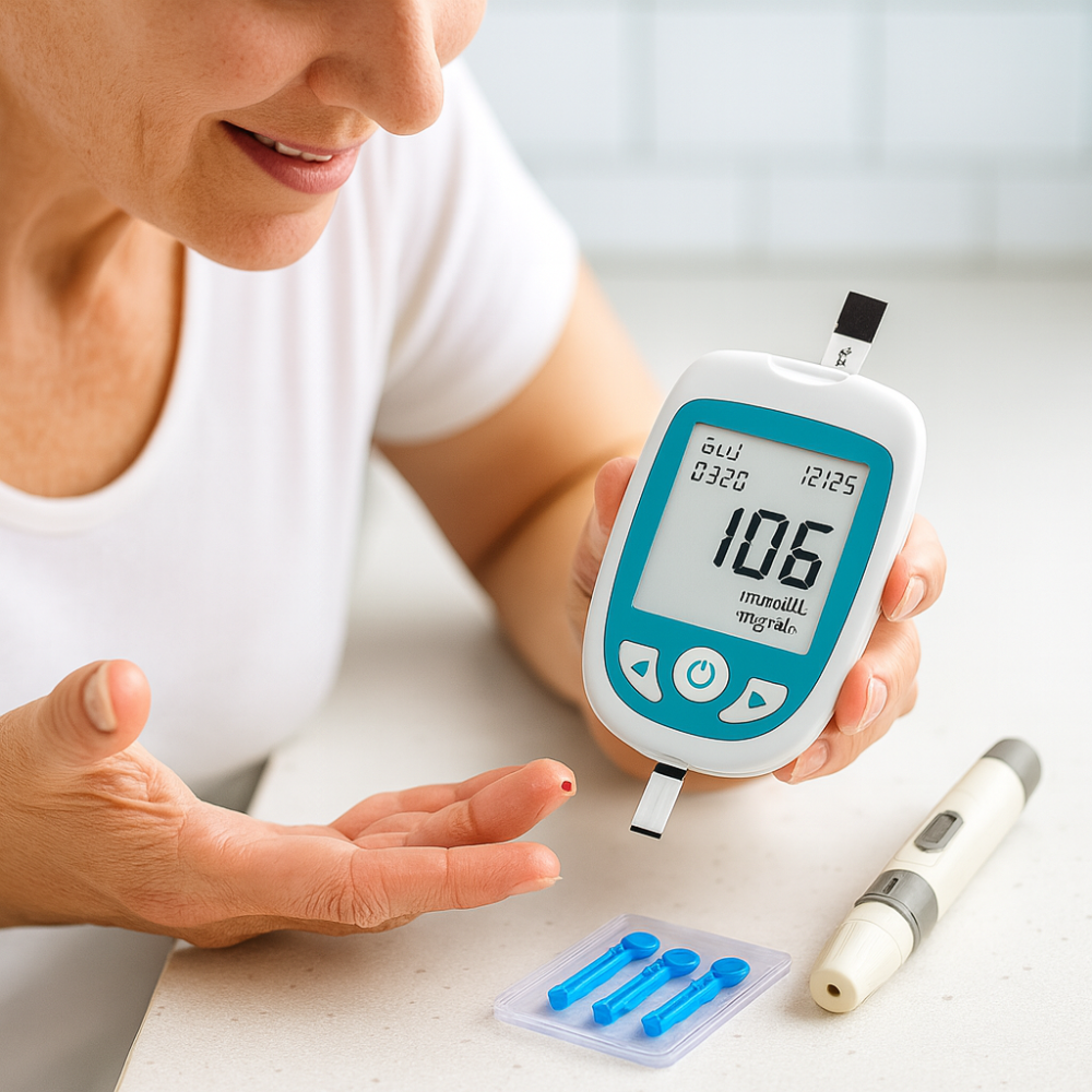 BioTrack | 2-in-1 Glucose and Cholesterol Monitoring Device for Home Use 0