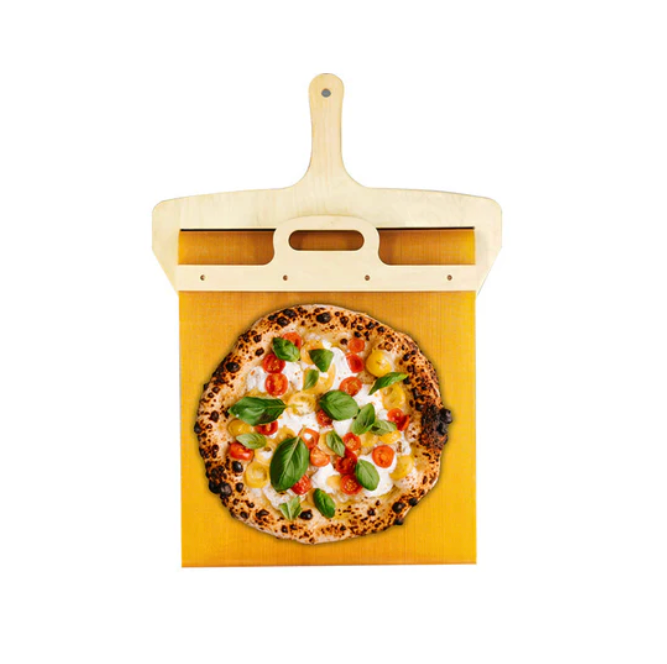 BirchCraft | Premium Lightweight Wooden Pizza Peel with Sliding Mechanism 2