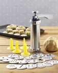 BiscuitCrafter | Innovative Stainless Steel Cookie Press Maker 0