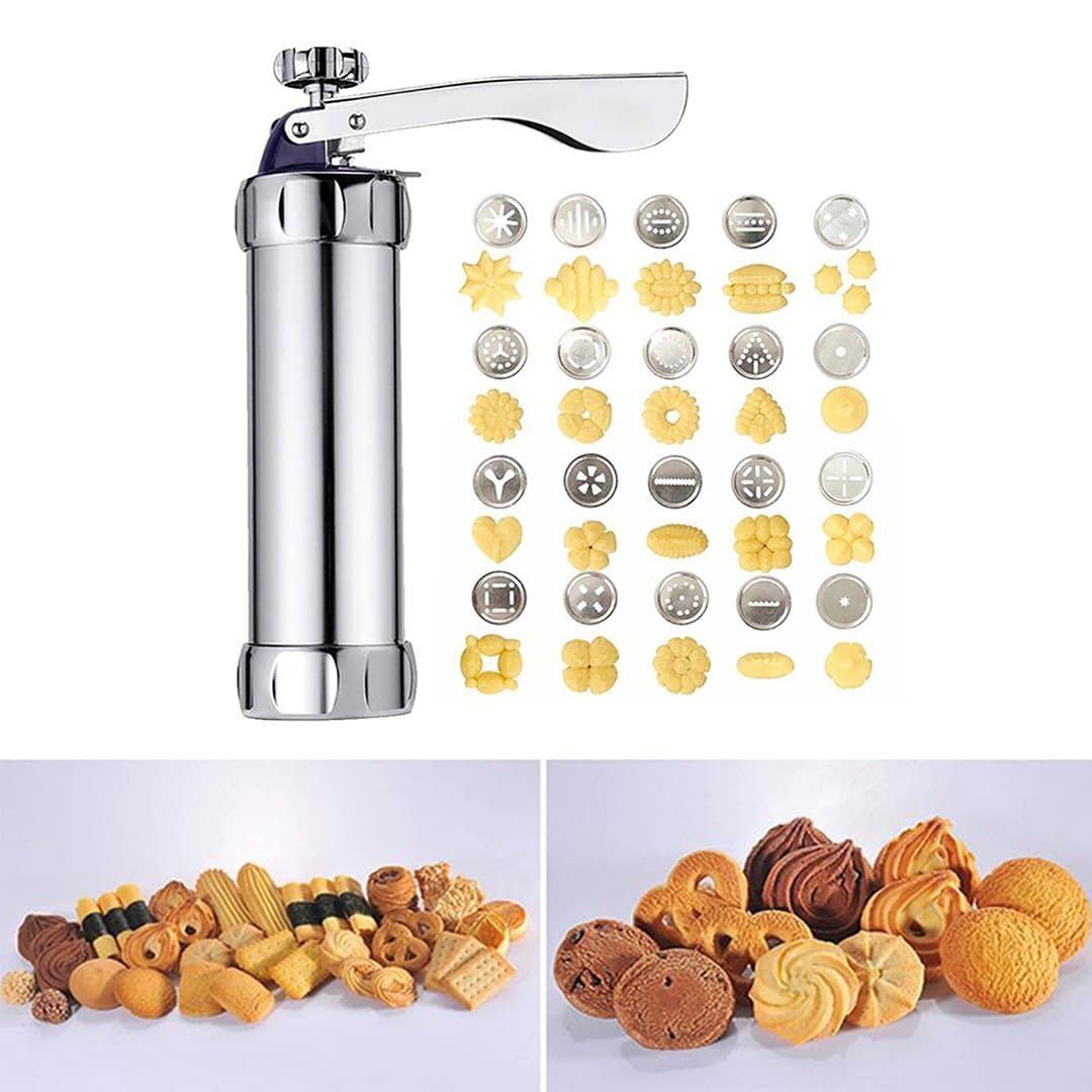 BiscuitCrafter | Innovative Stainless Steel Cookie Press Maker 3