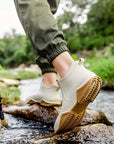 Black Waterproof Ankle Boots for Women - Trendy Orthopedic Rubber Boots with Comfort Support 6