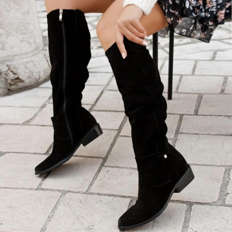 Black Winter Boots for Women – Stylish Ladies' Casual Footwear, Comfortable Fit, Durable Design 3