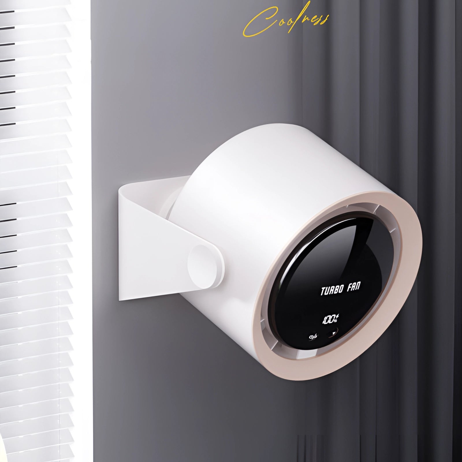 Bladeless Turbo Fan with LED Display – Compact and Quiet Cooling Solution for Home Use 4