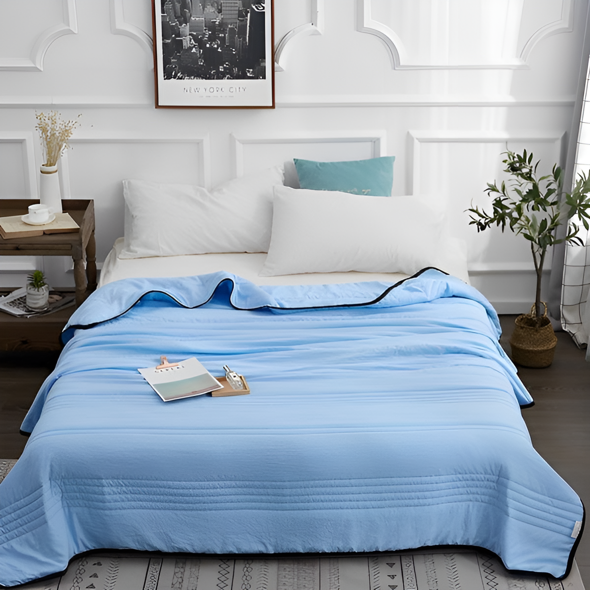 Blanket Summer Bamboo Cooling Lightweight Bed Cover 4