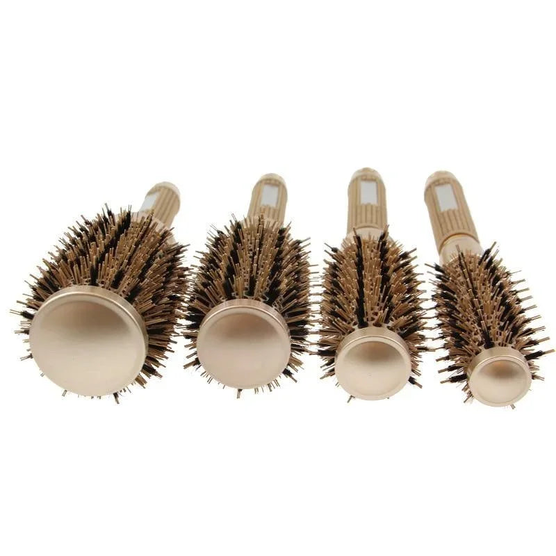 BlowOut Pro - Ionic Boar Bristle Round Hairbrush Set for Salon-Quality Styling 3