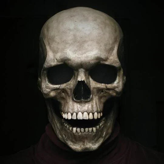 BoneCraft | Realistic Movable Jaw Skull Mask for Halloween Events 2