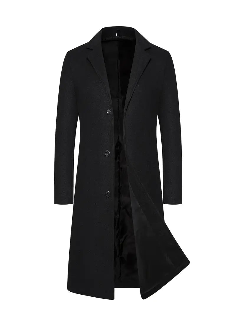 Bramwell | Classic Men’s Long Coat with Timeless Modern Appeal 0