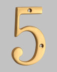 BrassHaus | Solid Brass Modern House Numbers 12