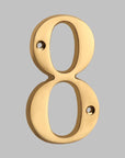 BrassHaus | Solid Brass Modern House Numbers 3