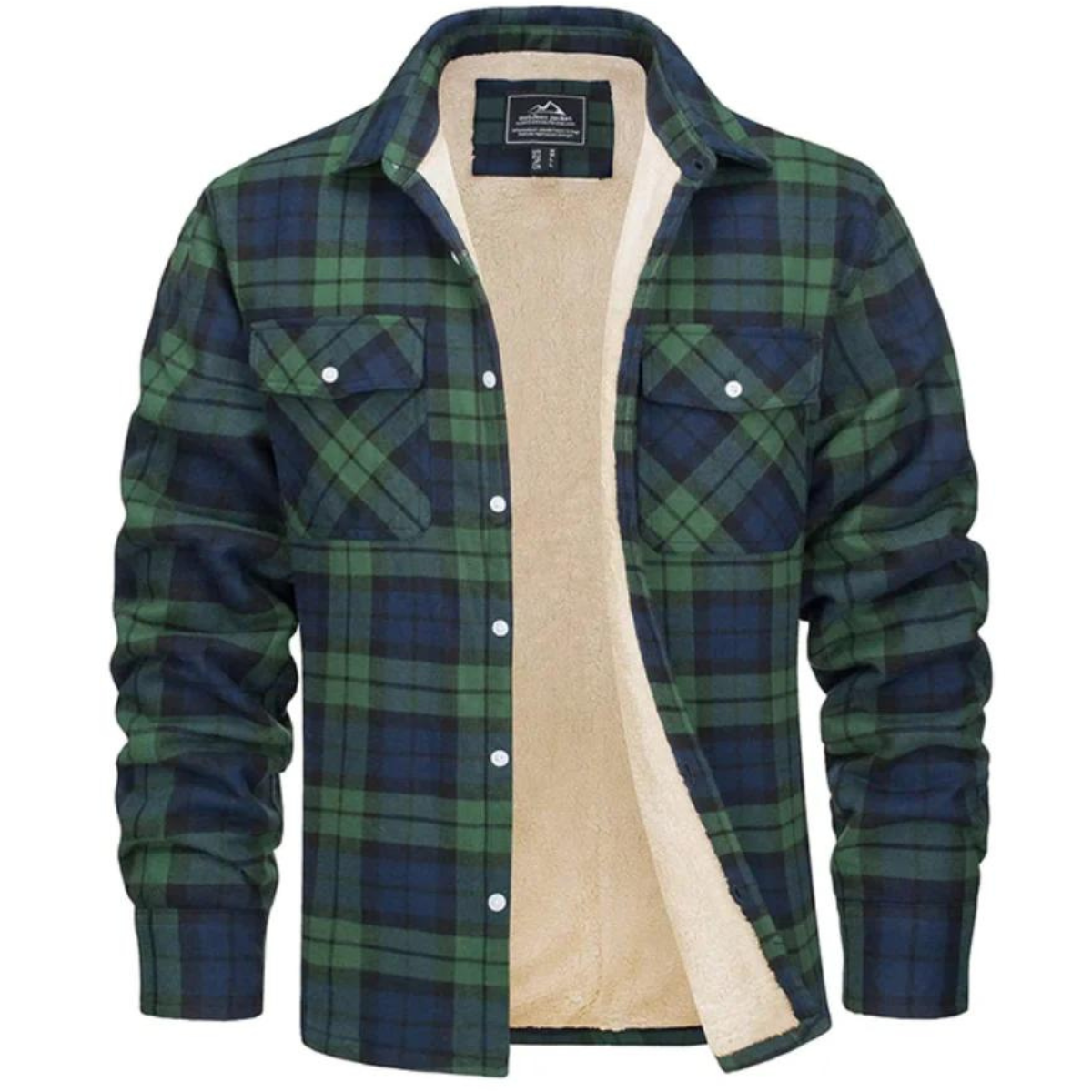Braylen | Checkered Winter Coat for Men with Plush Lining 1