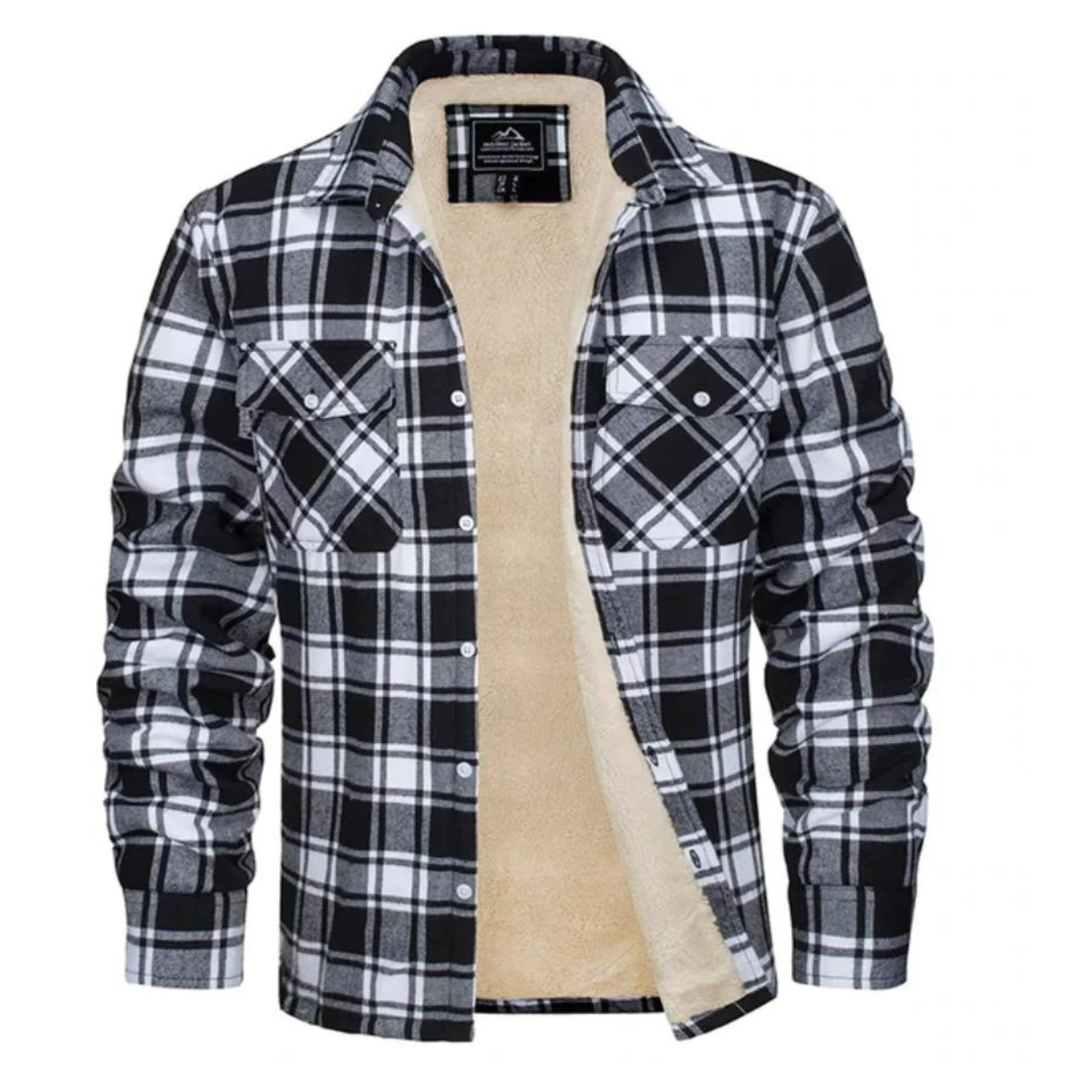 Braylen | Checkered Winter Coat for Men with Plush Lining 3