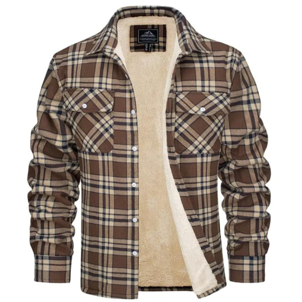 Braylen | Checkered Winter Coat for Men with Plush Lining 4