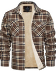 Braylen | Checkered Winter Coat for Men with Plush Lining 4