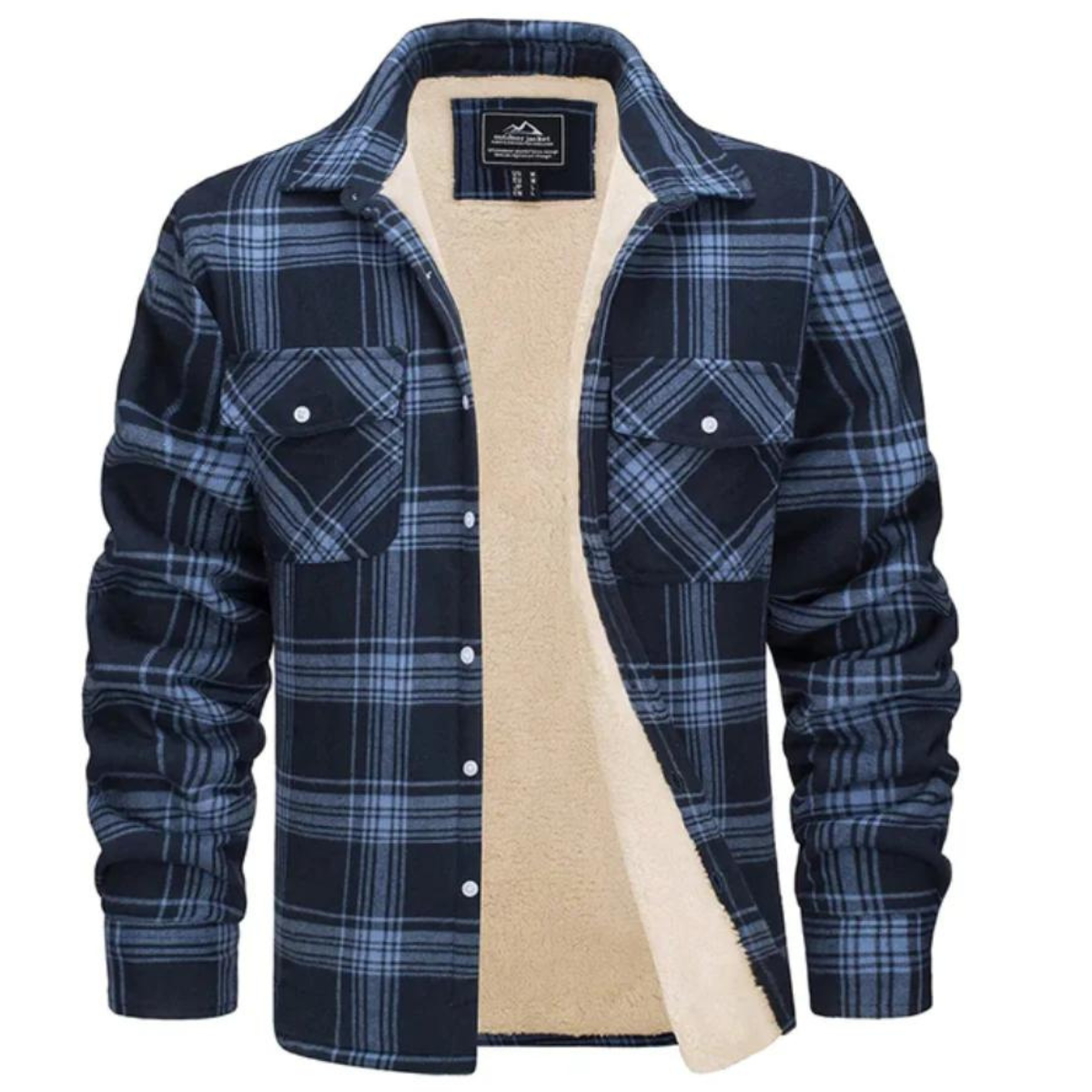 Braylen | Checkered Winter Coat for Men with Plush Lining 5