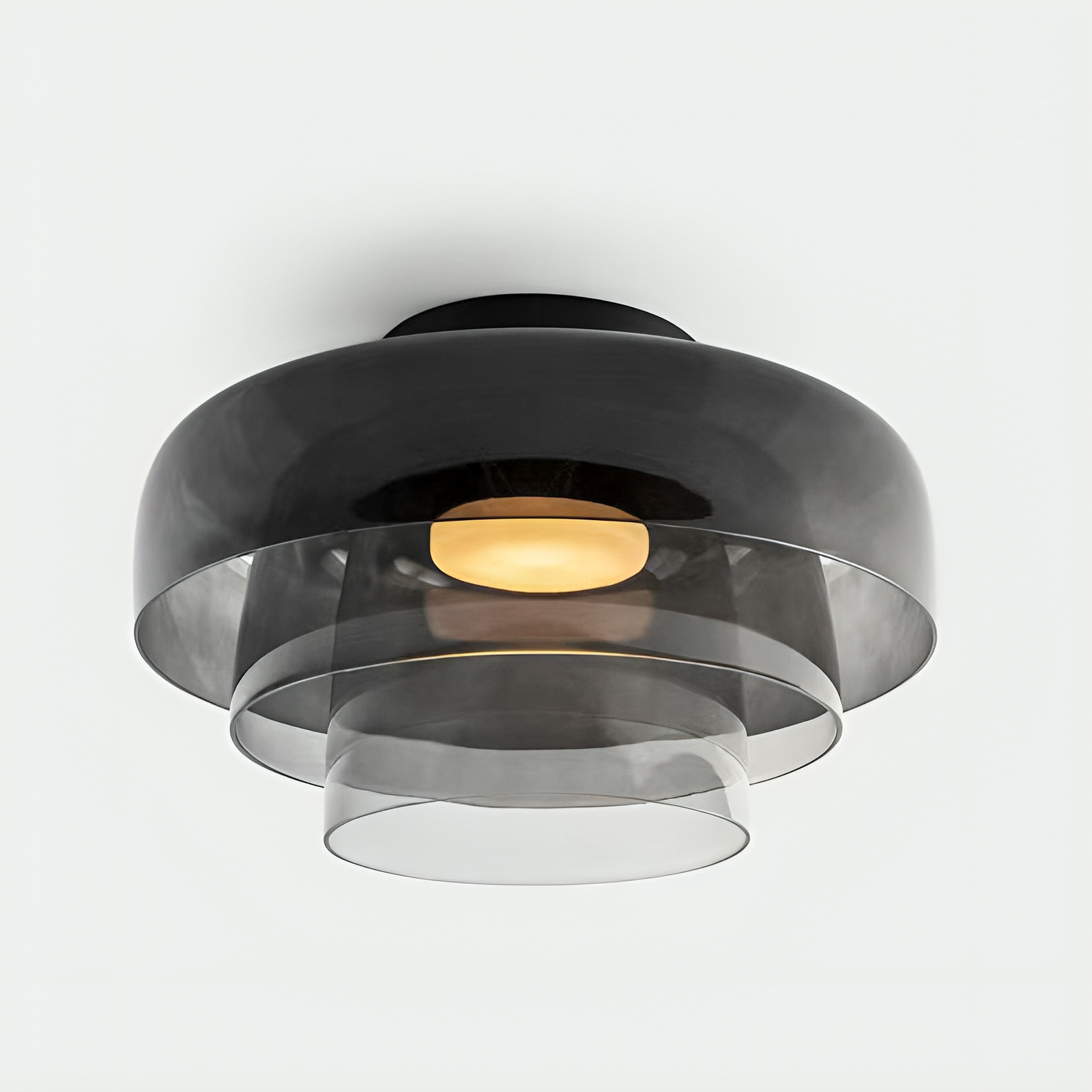 Brilora | Modern Scandinavian Bauhaus Glass Layered Pendant Lamp 11