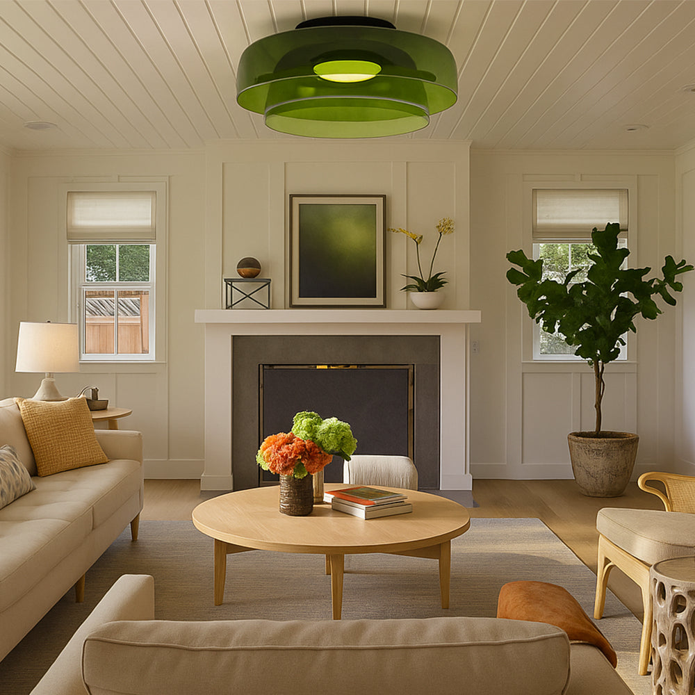 Brilora | Modern Scandinavian Bauhaus Glass Layered Pendant Lamp 4
