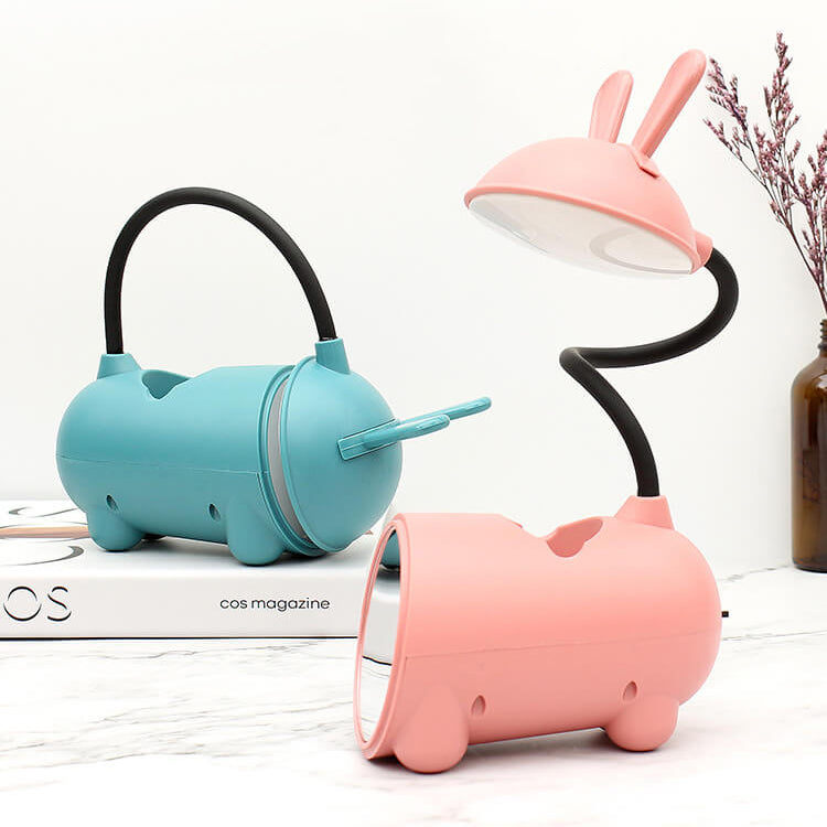 BunnyGlow | Creative Bunny Touch Lamp with Pen Holder & USB Charging 5