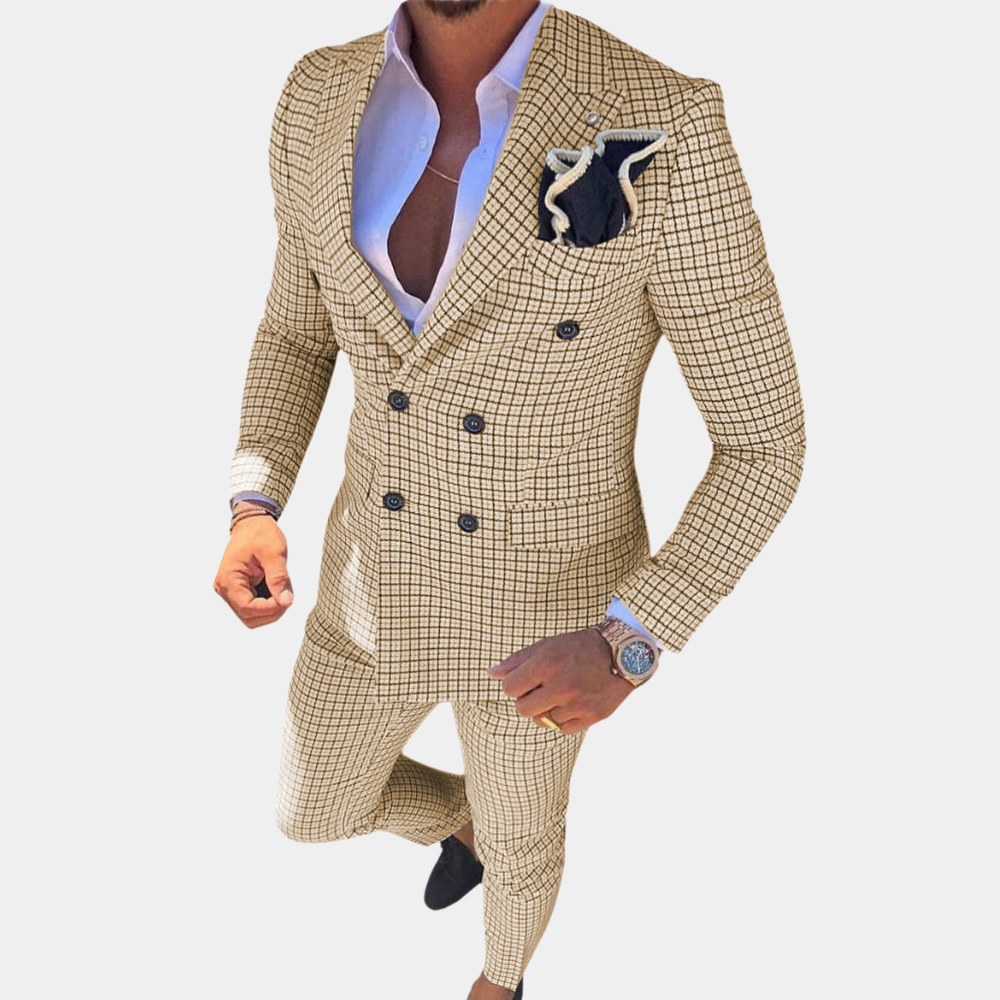 Variant image for Quennel - Stylish Two-Piece Men's Suit for All Seasons, Comfortable Fabric-25