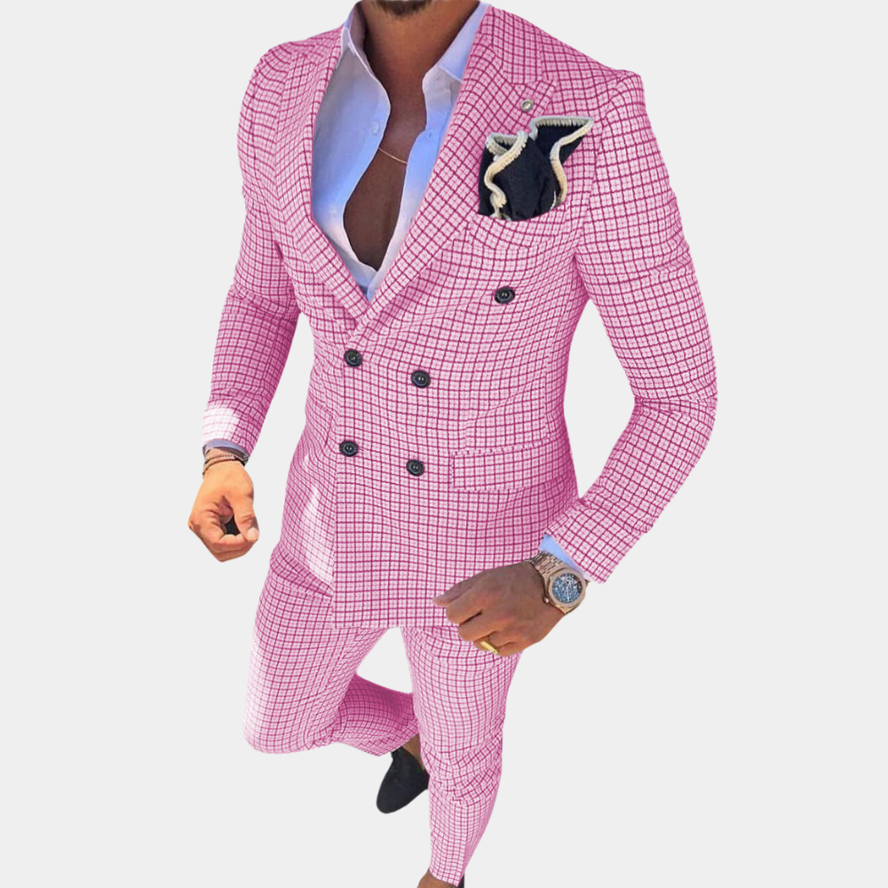 Variant image for Quennel - Stylish Two-Piece Men's Suit for All Seasons, Comfortable Fabric-7