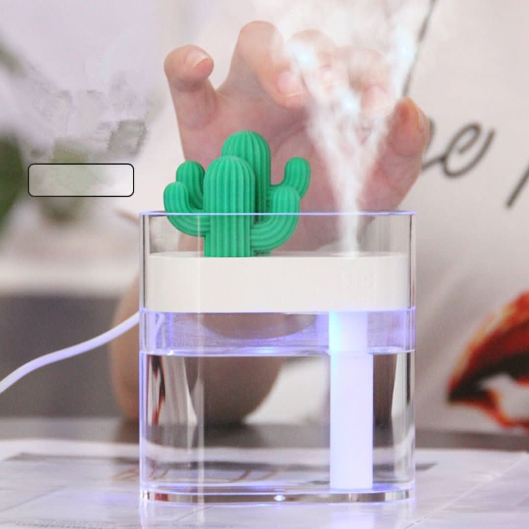CactuMist | Compact Cool Mist Humidifier for Bedroom Air Quality 2