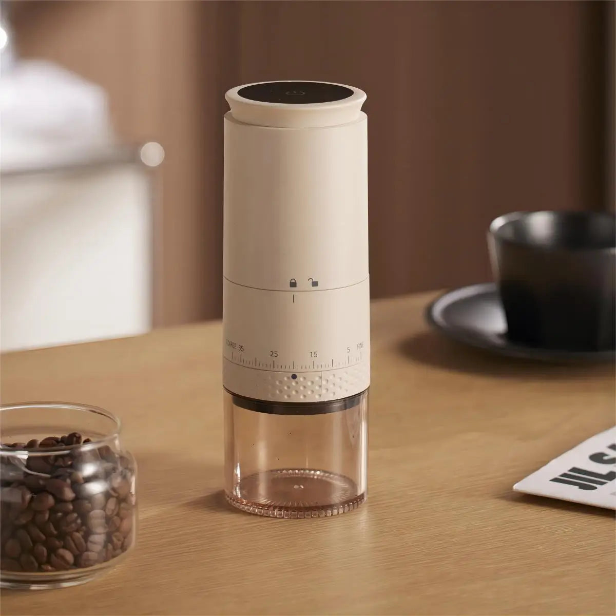 Cafexis | Versatile Rechargeable Electric Coffee Grinder with Adjustable Settings 2