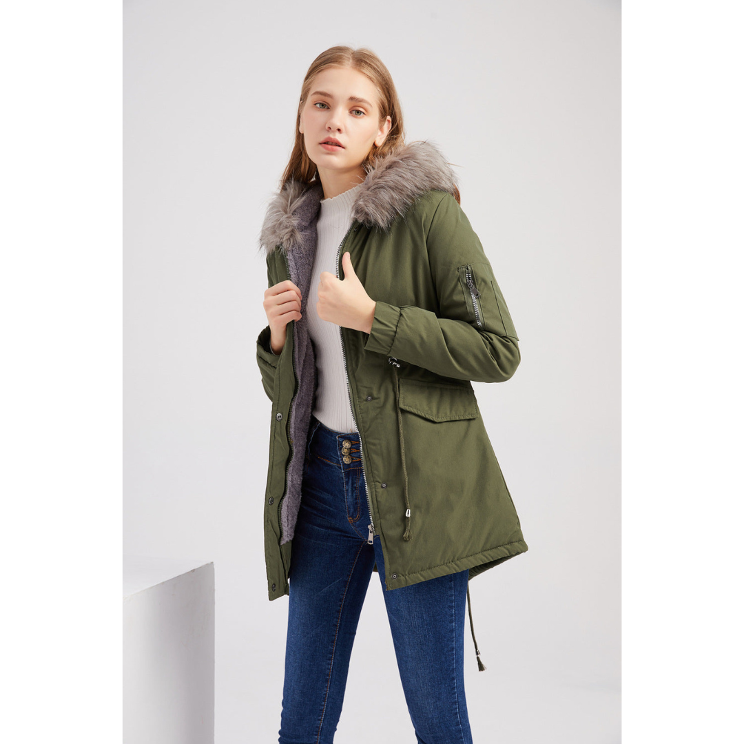 Caira | Women's Warm Hooded Parka Winter Jacket 0