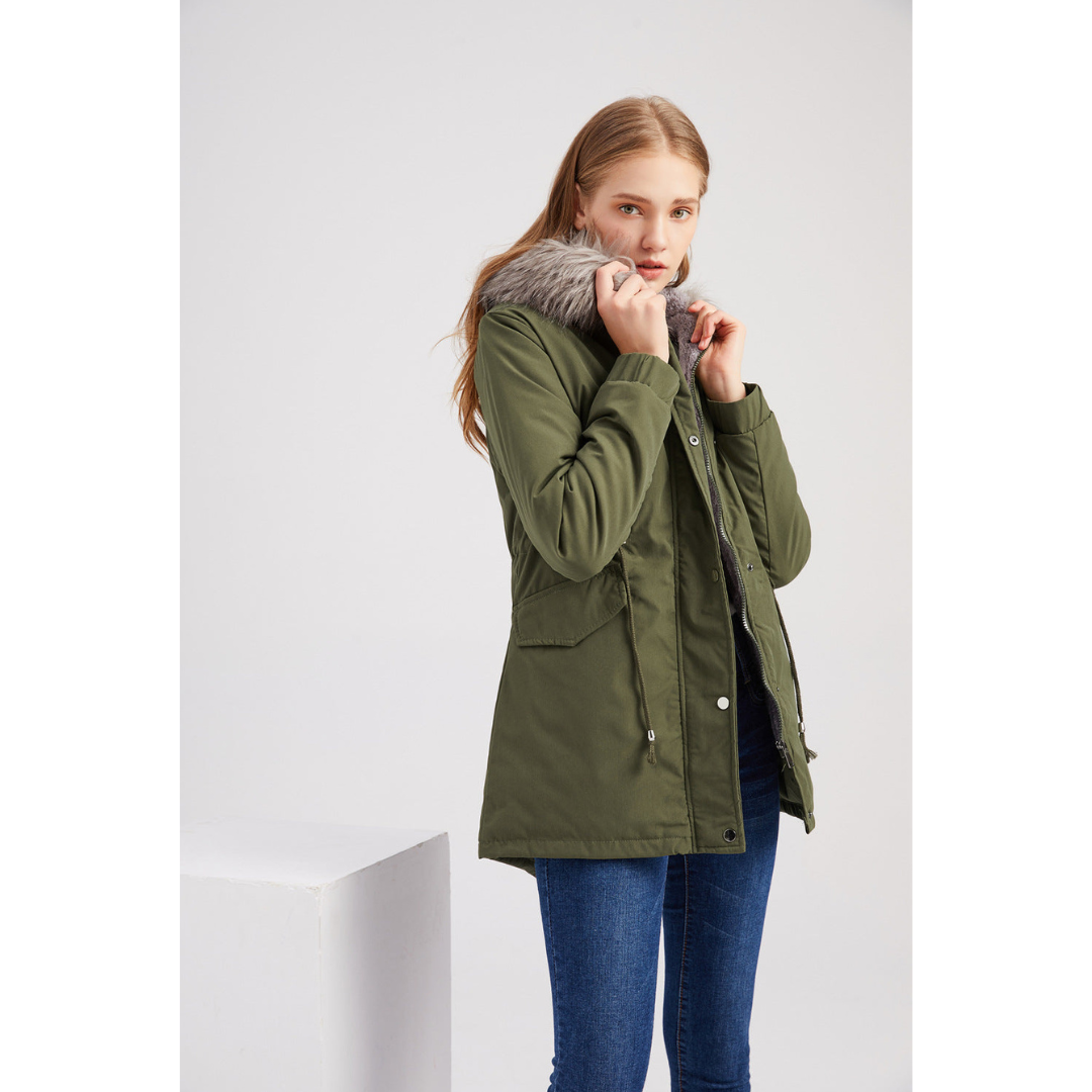 Caira | Women's Warm Hooded Parka Winter Jacket 1