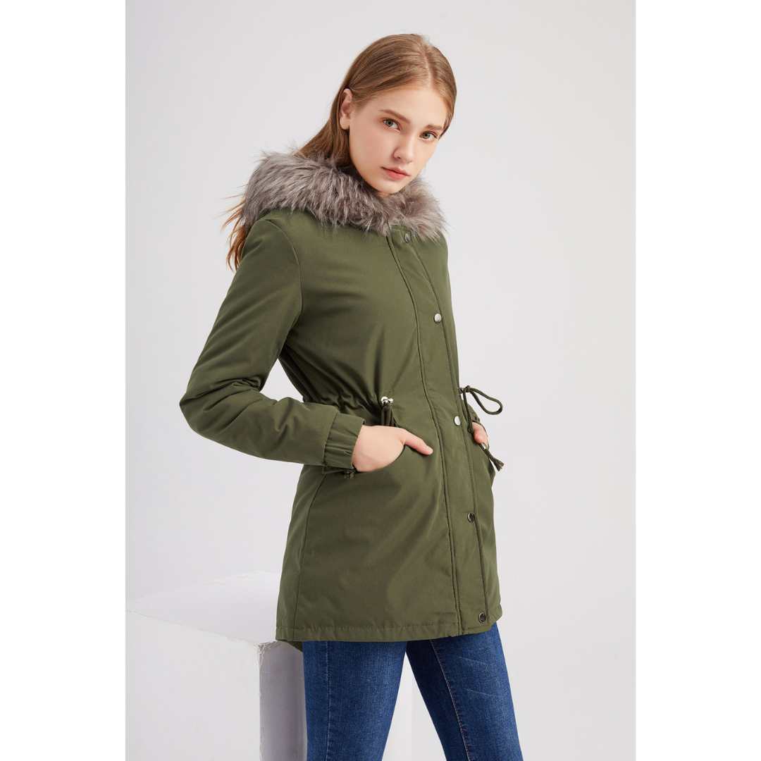 Caira | Women's Warm Hooded Parka Winter Jacket 4