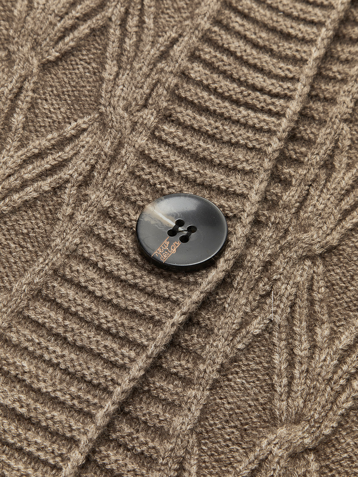 Cali | Diamond Stitch Knitting Longline Cardigan 6