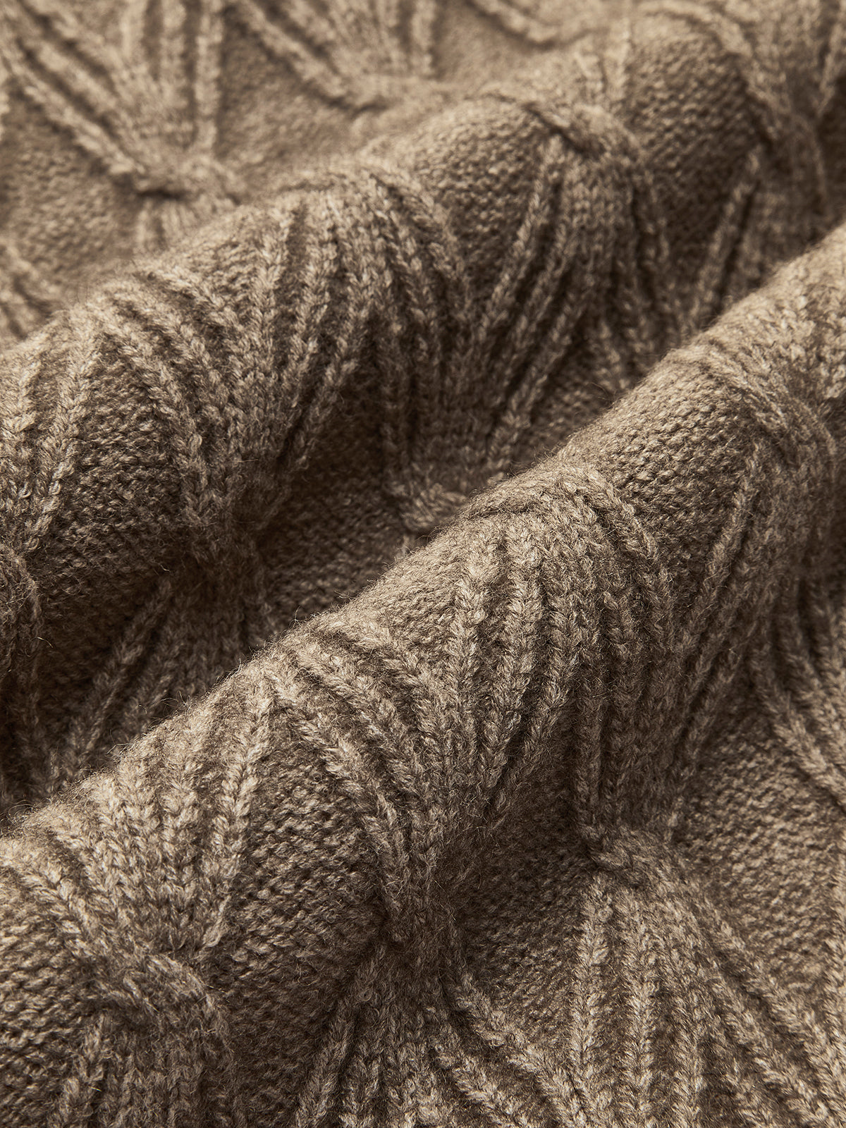 Cali | Diamond Stitch Knitting Longline Cardigan 7