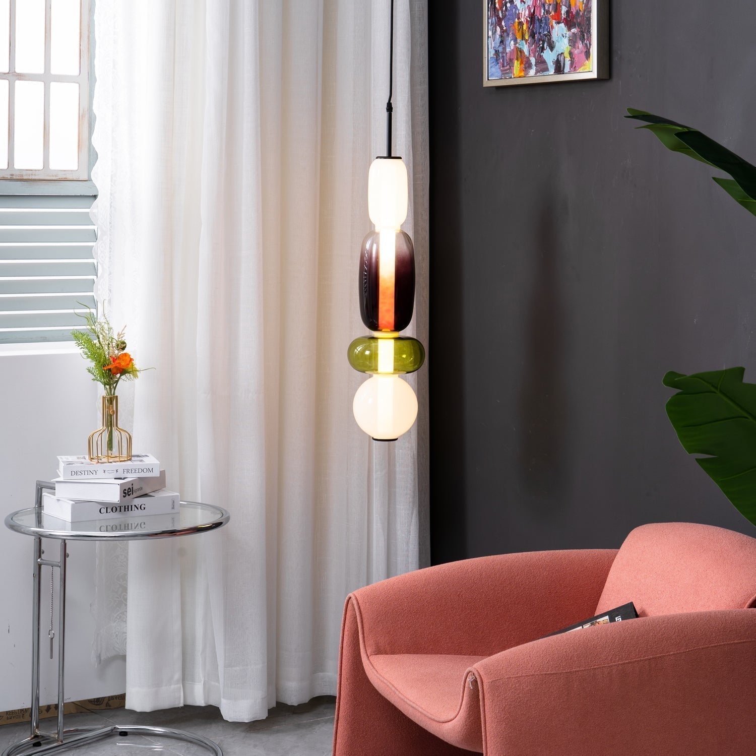 LumiClear – Eleganter Glasanhänger mit transparenter Brillanz