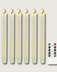 CandleLuxe – 6 LED Taper Candles with Remote for Luxurious Event Lighting 1