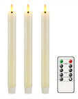 CandleLuxe – 6 LED Taper Candles with Remote for Luxurious Event Lighting 5