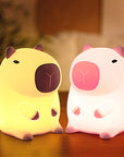 CapybaraGlow | Playful Adjustable Silicone Night Light for Relaxation 4