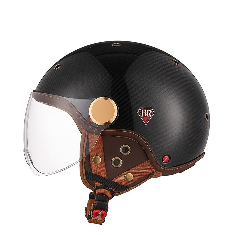 Carbon Fiber Motorcycle Helmet Lightweight Durable CE Certified 3