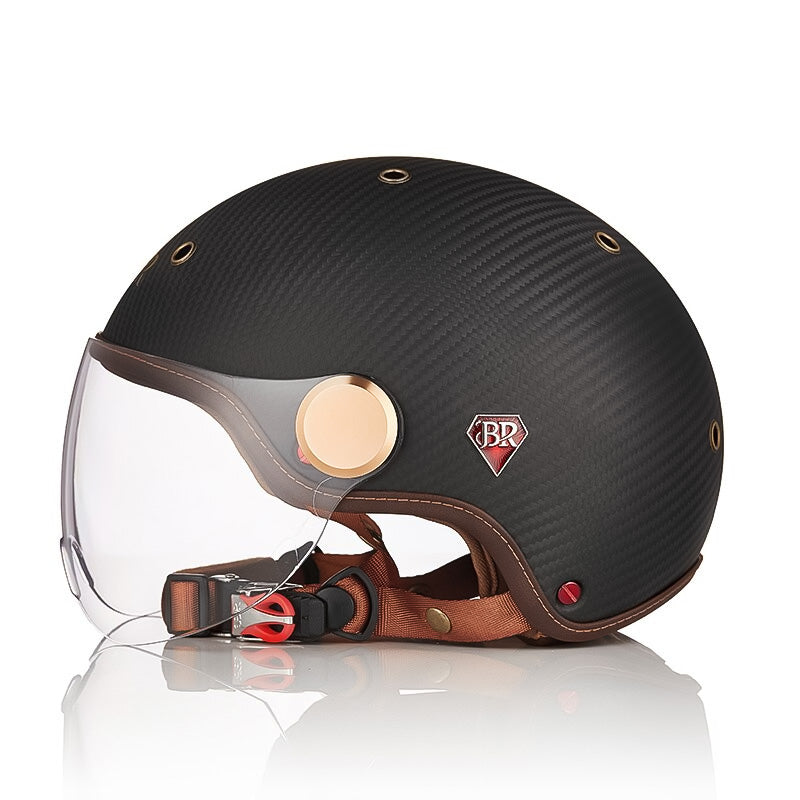 Carbon Fiber Motorcycle Helmet Lightweight Durable CE Certified 4