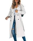 Cassandra | Elegant Women's Long Trench Coat with Modern Chic Look 5
