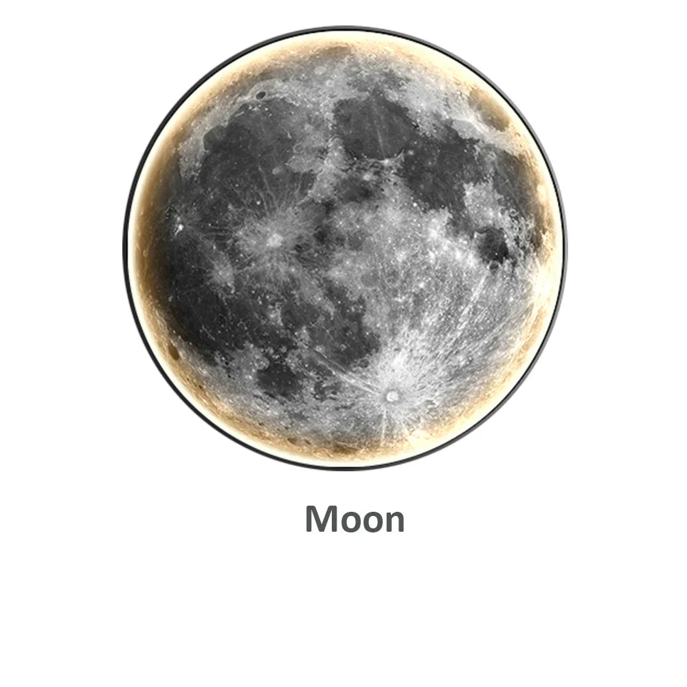 CelestialGlow – LED Moon-Shaped Wall Lamp 3