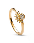 CelestialGlow | Stunning Silver Statement Ring with Sun and Moon Design 6